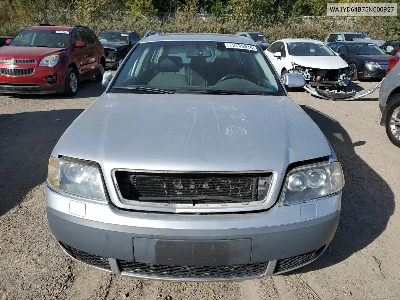 2005 Audi Allroad VIN: WA1YD64B75N000927 Lot: 73735914