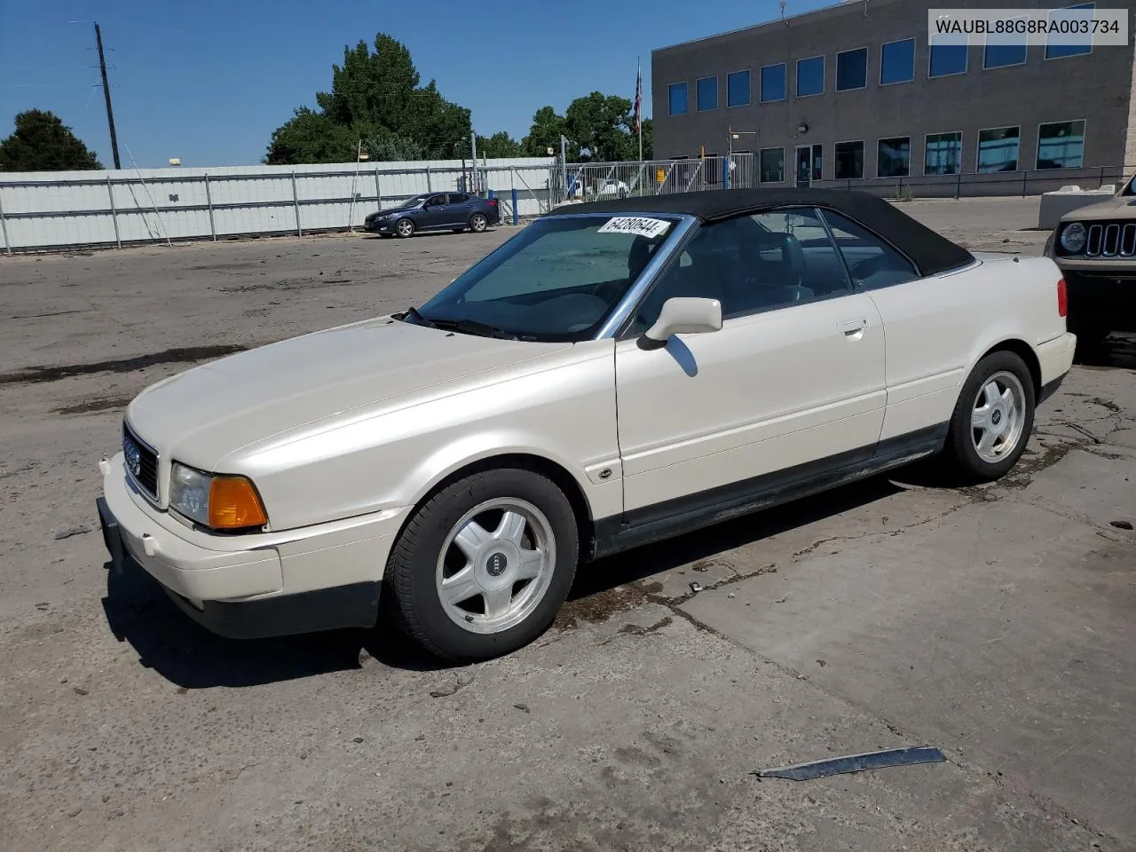 WAUBL88G8RA003734 1994 Audi Cabriolet