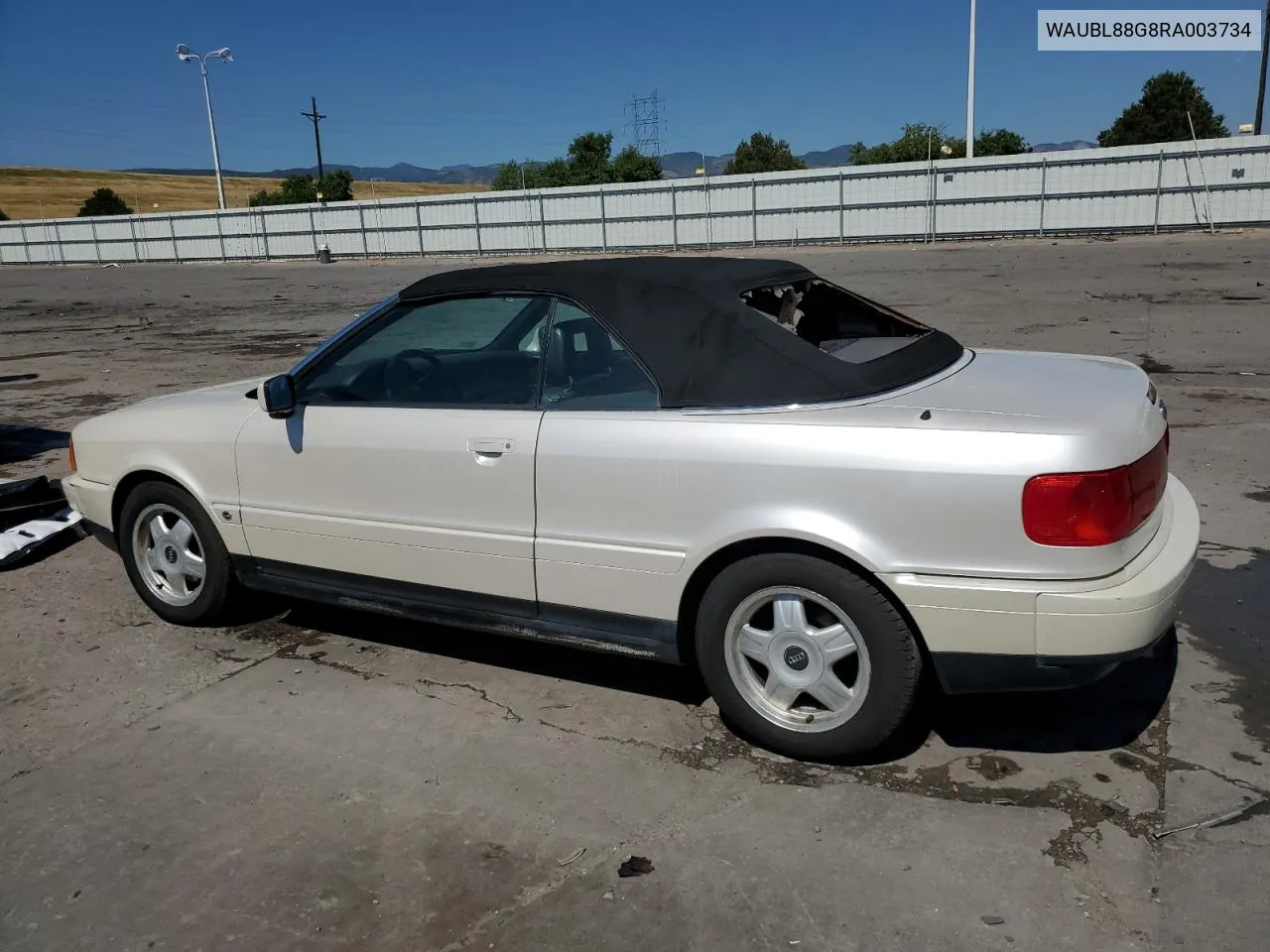 1994 Audi Cabriolet VIN: WAUBL88G8RA003734 Lot: 64280644