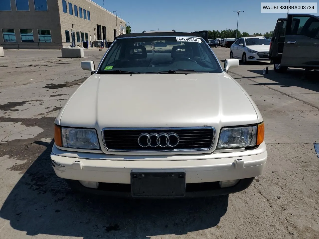 WAUBL88G8RA003734 1994 Audi Cabriolet