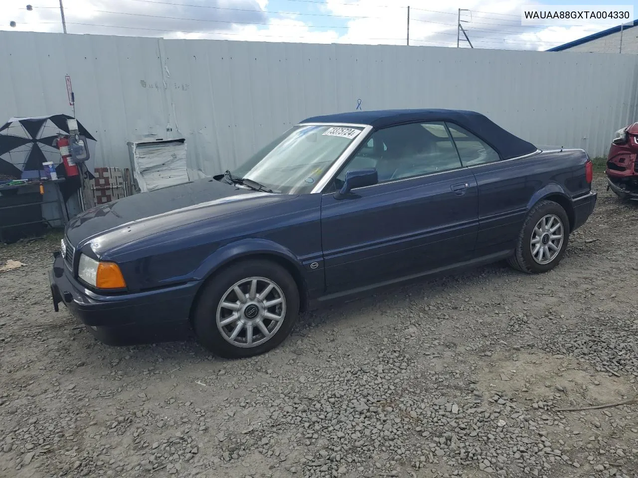 1996 Audi Cabriolet VIN: WAUAA88GXTA004330 Lot: 73375724