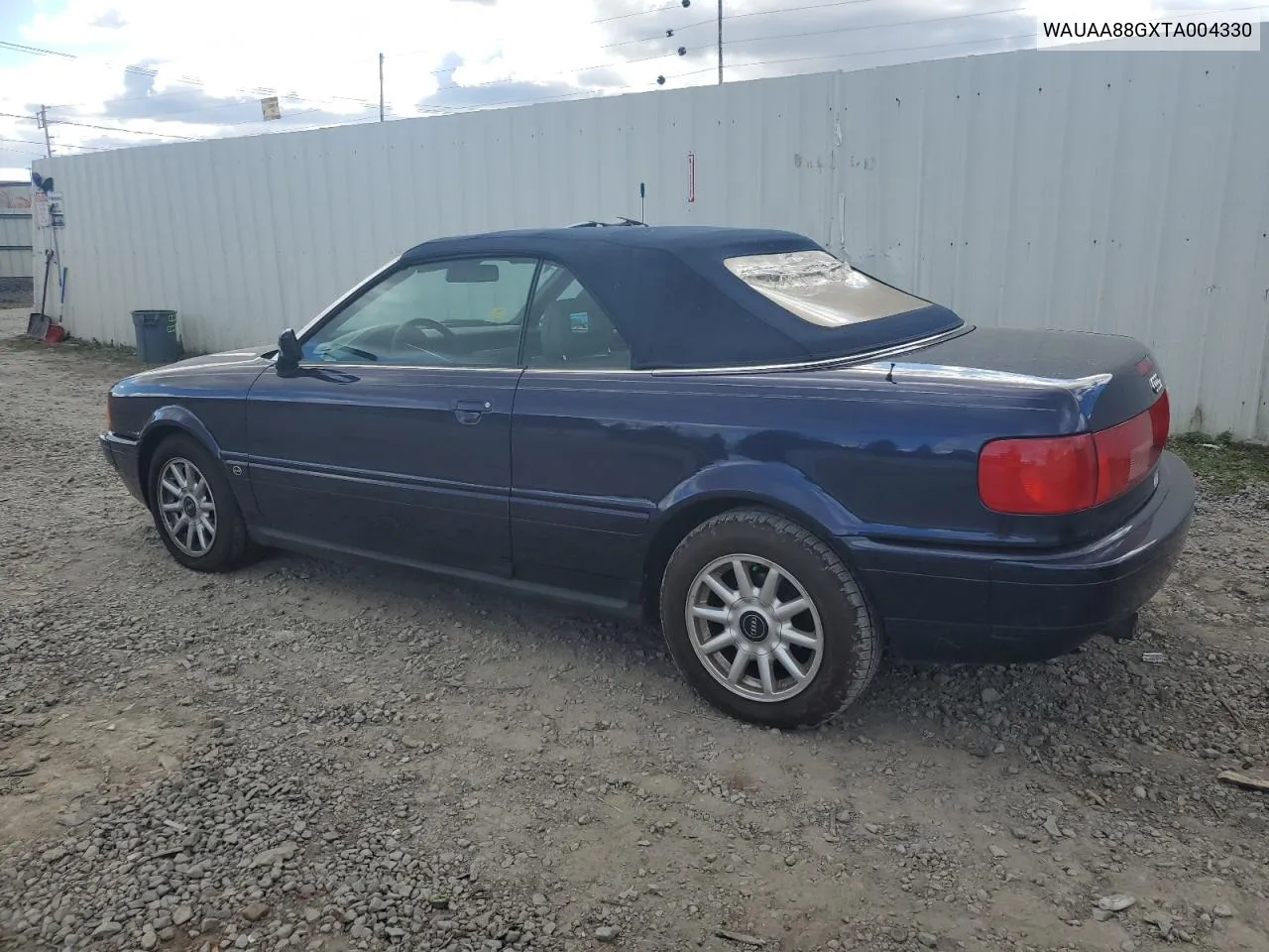 1996 Audi Cabriolet VIN: WAUAA88GXTA004330 Lot: 73375724