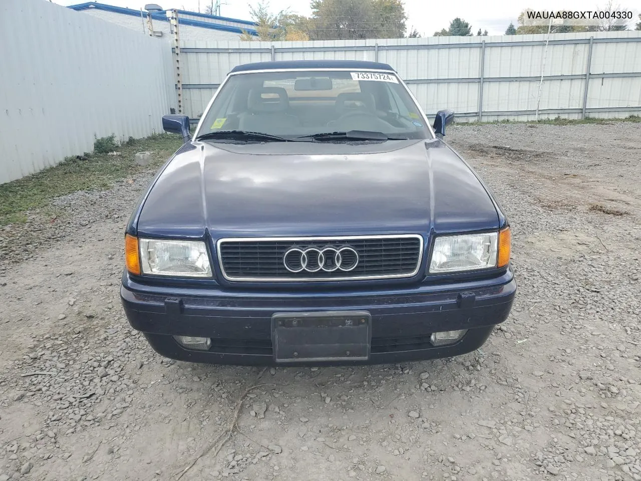 1996 Audi Cabriolet VIN: WAUAA88GXTA004330 Lot: 73375724