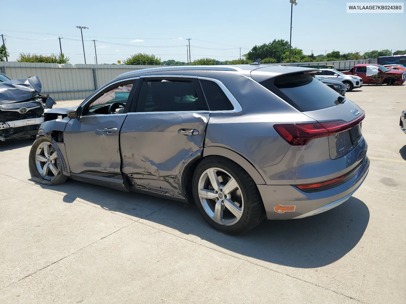 2019 Audi E-Tron Premium Plus VIN: WA1LAAGE7KB024380 Lot: 54641734