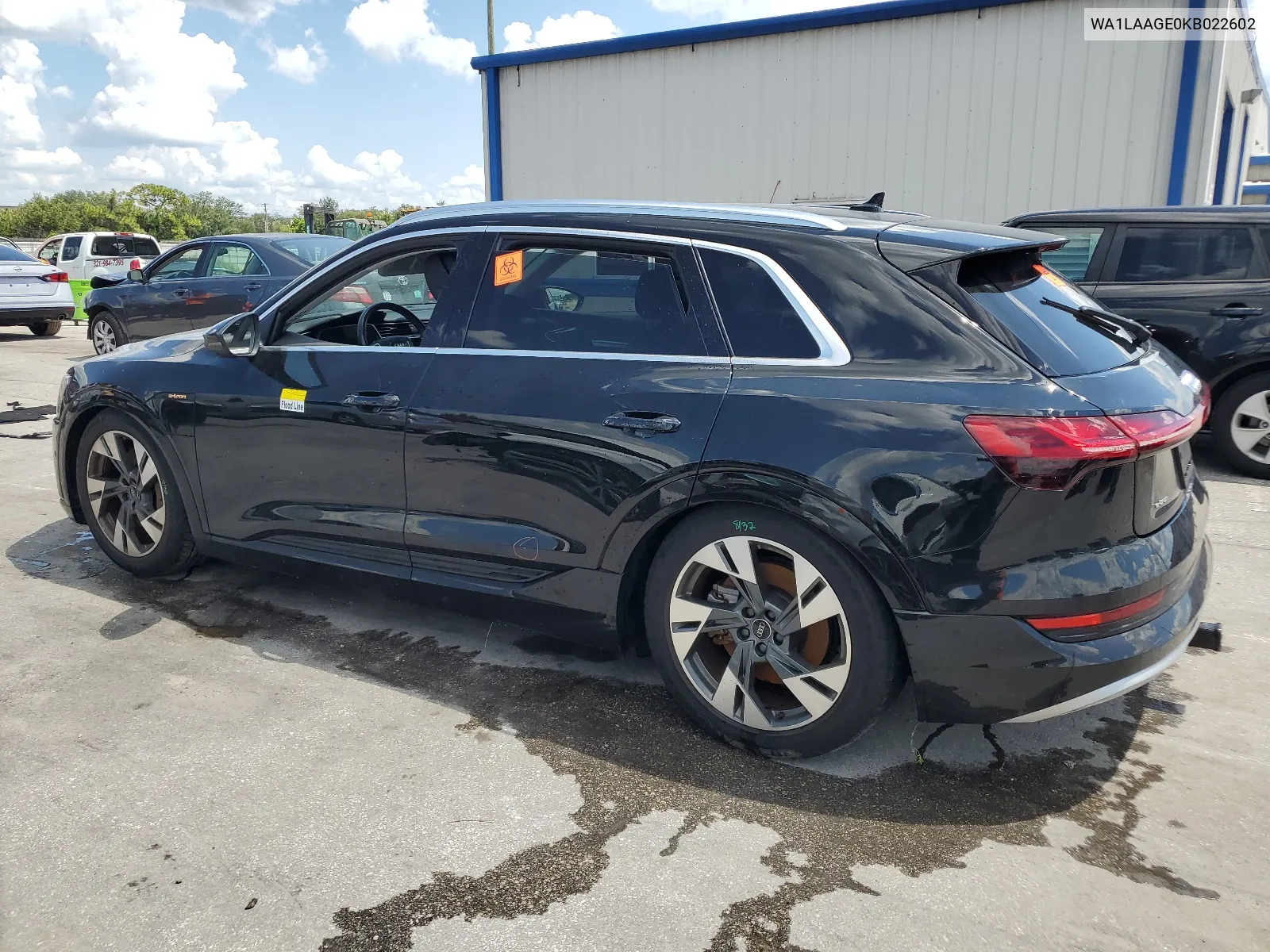 2019 Audi E-Tron Premium Plus VIN: WA1LAAGE0KB022602 Lot: 67165094