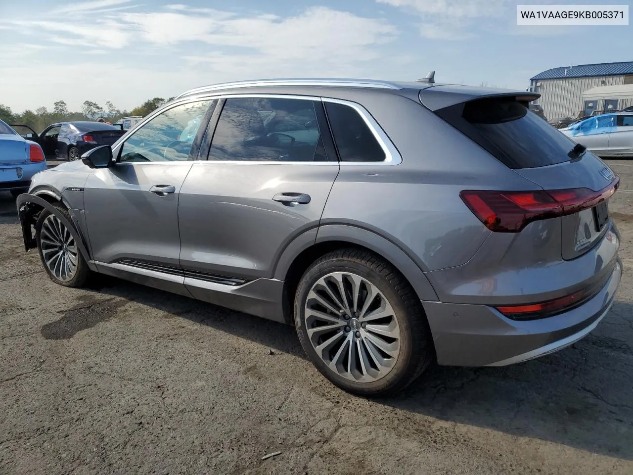 WA1VAAGE9KB005371 2019 Audi E-Tron Prestige