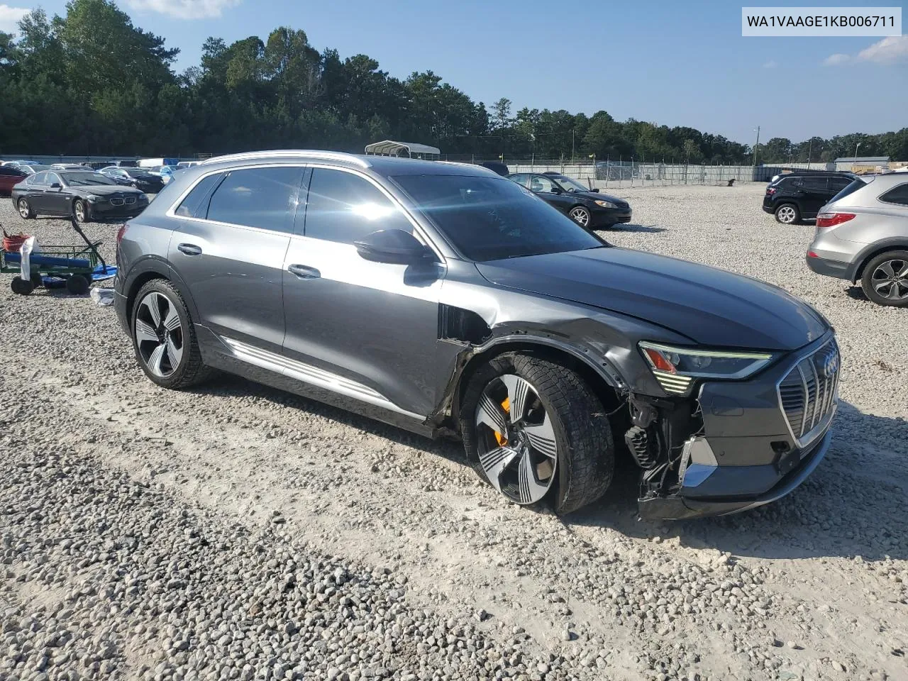 2019 Audi E-Tron Prestige VIN: WA1VAAGE1KB006711 Lot: 75033044