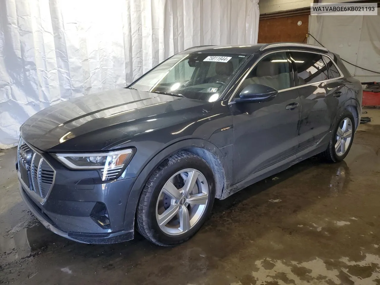 2019 Audi E-Tron Prestige VIN: WA1VABGE6KB021193 Lot: 75811944