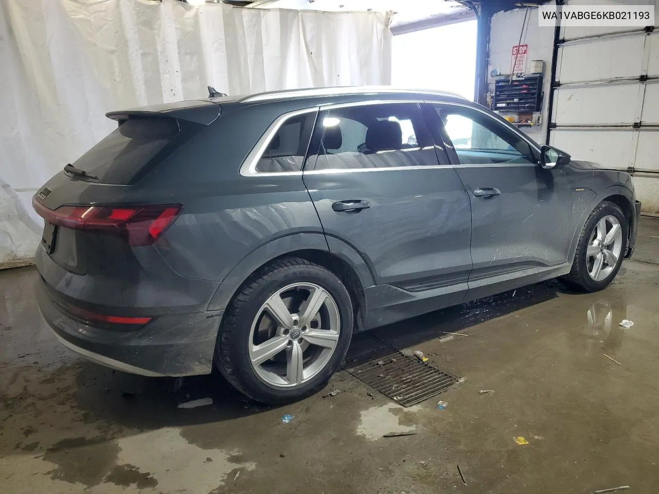 2019 Audi E-Tron Prestige VIN: WA1VABGE6KB021193 Lot: 75811944