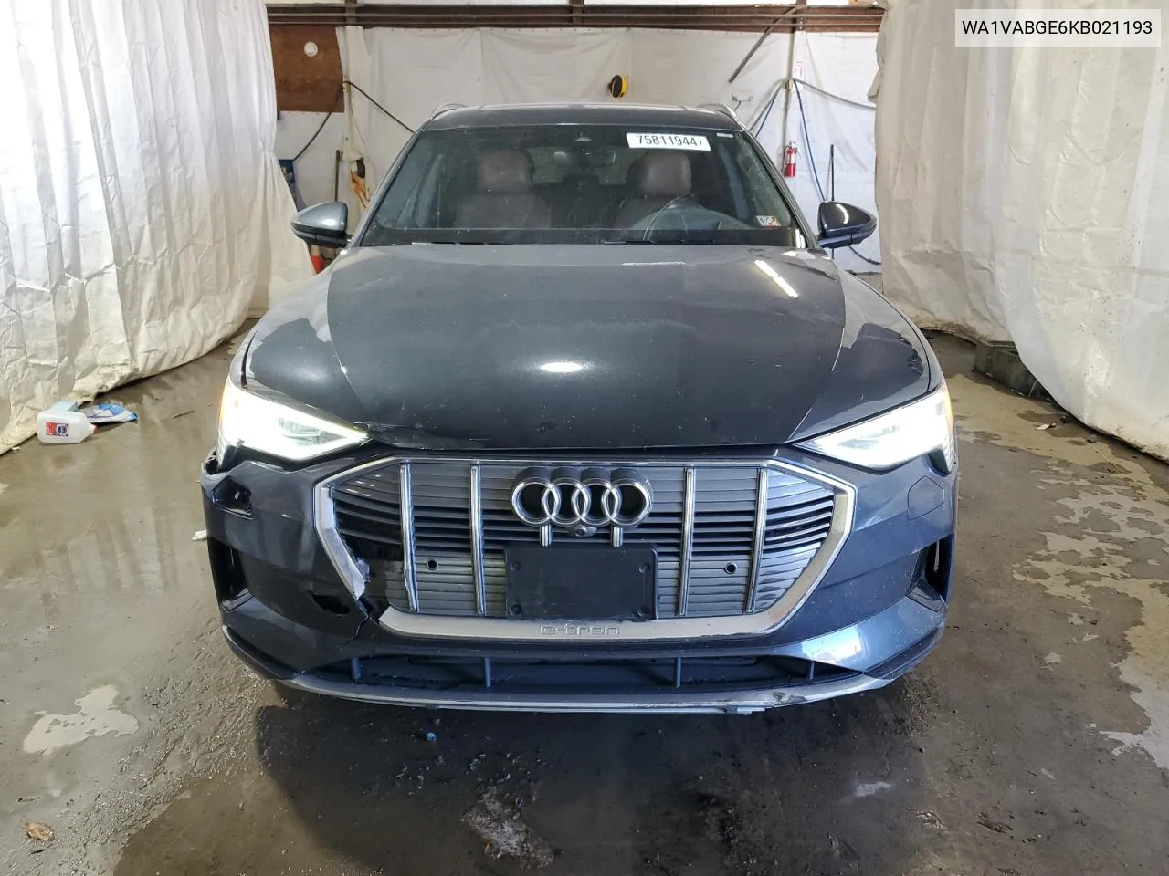 2019 Audi E-Tron Prestige VIN: WA1VABGE6KB021193 Lot: 75811944