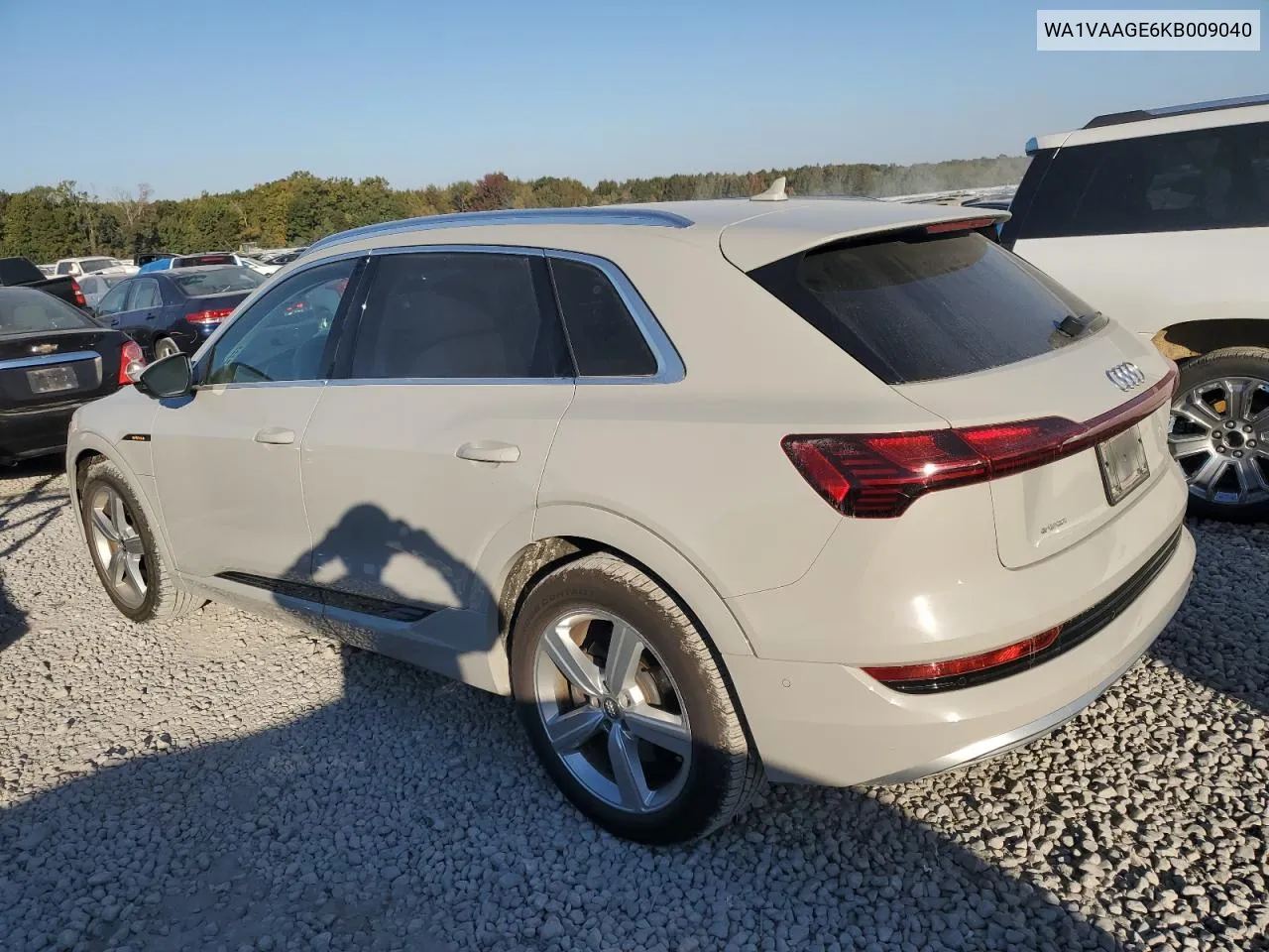 2019 Audi E-Tron Prestige VIN: WA1VAAGE6KB009040 Lot: 76749264