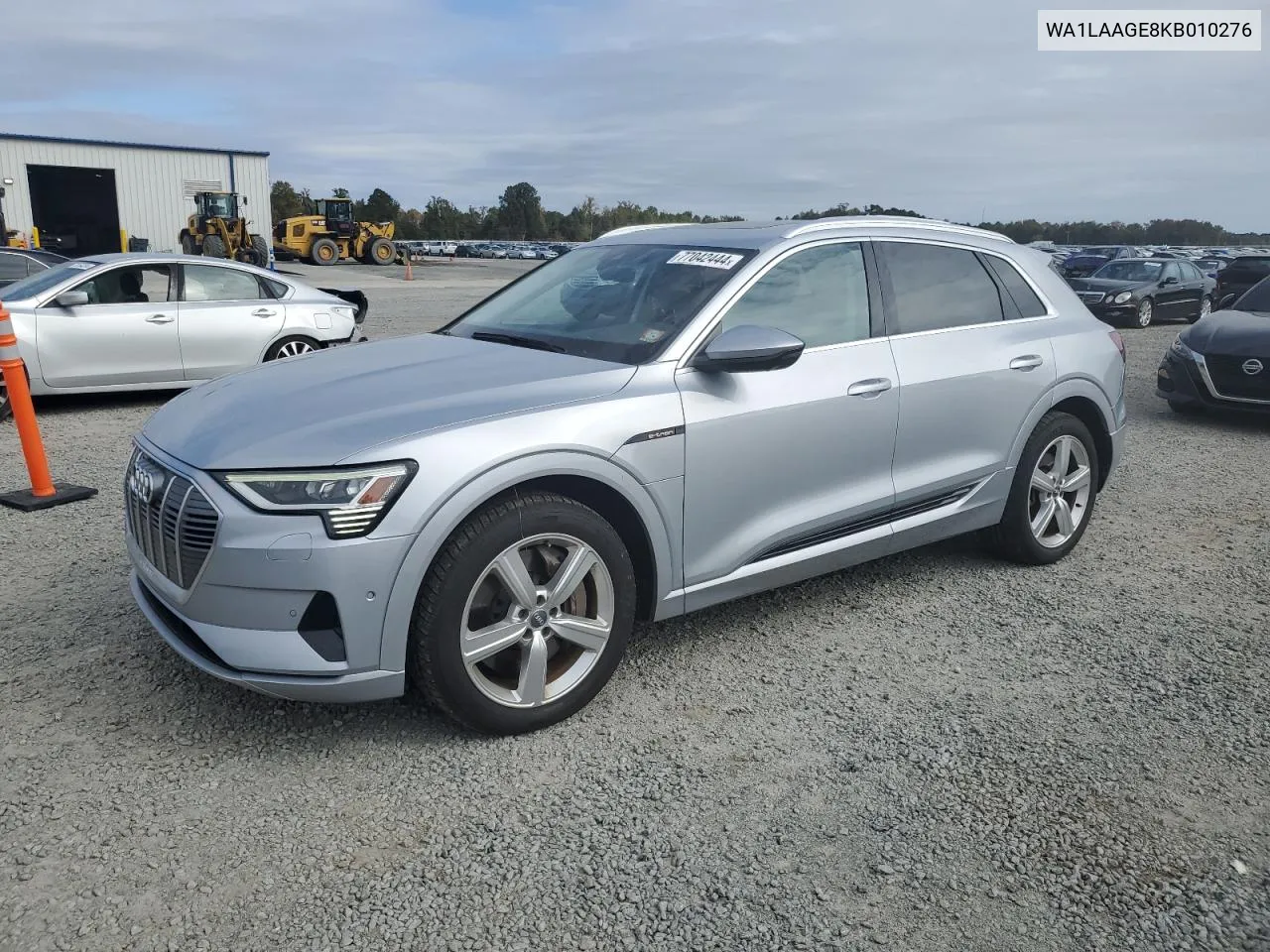 2019 Audi E-Tron Premium Plus VIN: WA1LAAGE8KB010276 Lot: 77042444