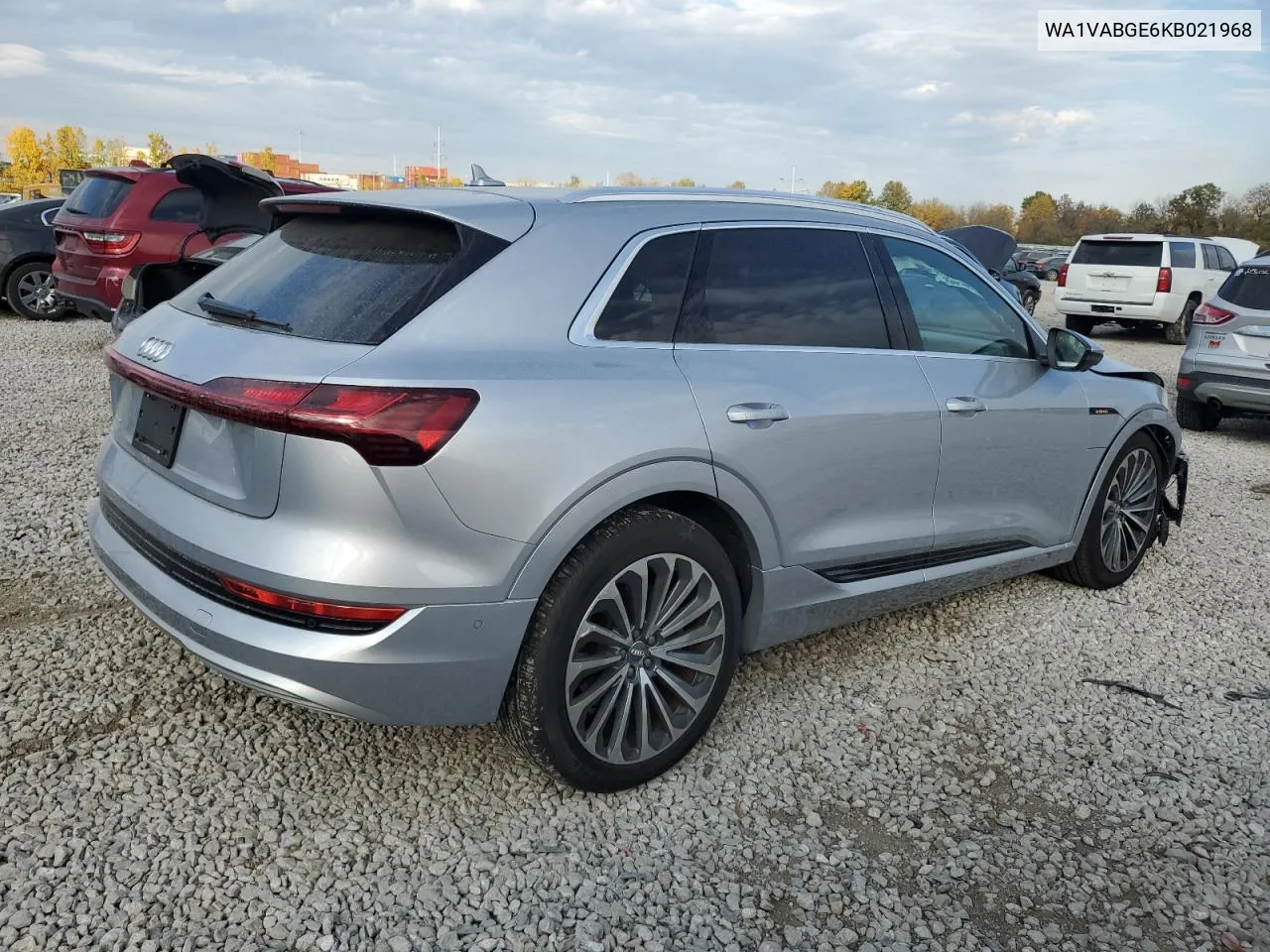 2019 Audi E-Tron Prestige VIN: WA1VABGE6KB021968 Lot: 77971044