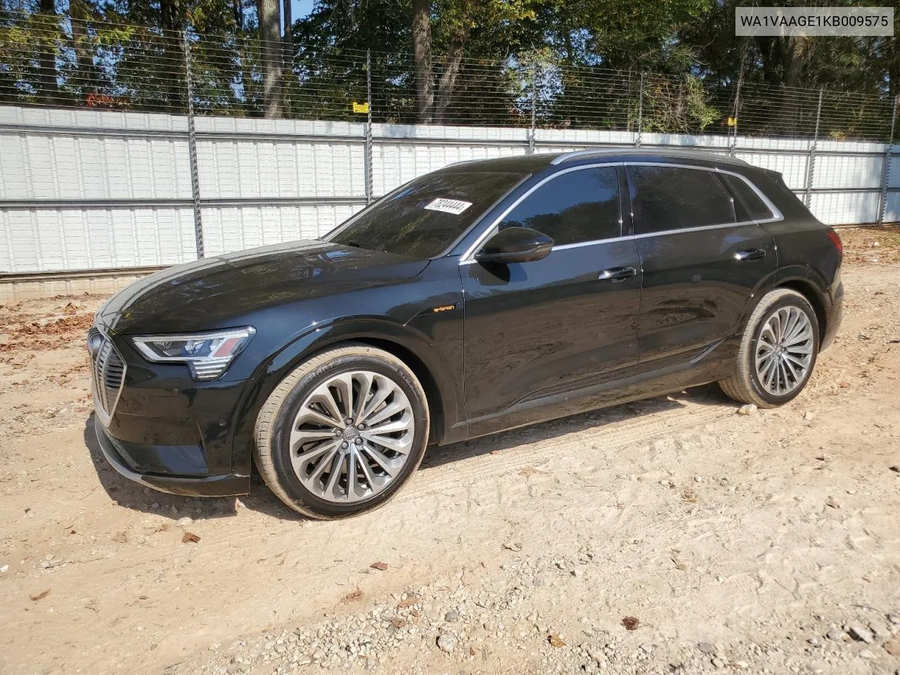 2019 Audi E-Tron Prestige VIN: WA1VAAGE1KB009575 Lot: 78244444