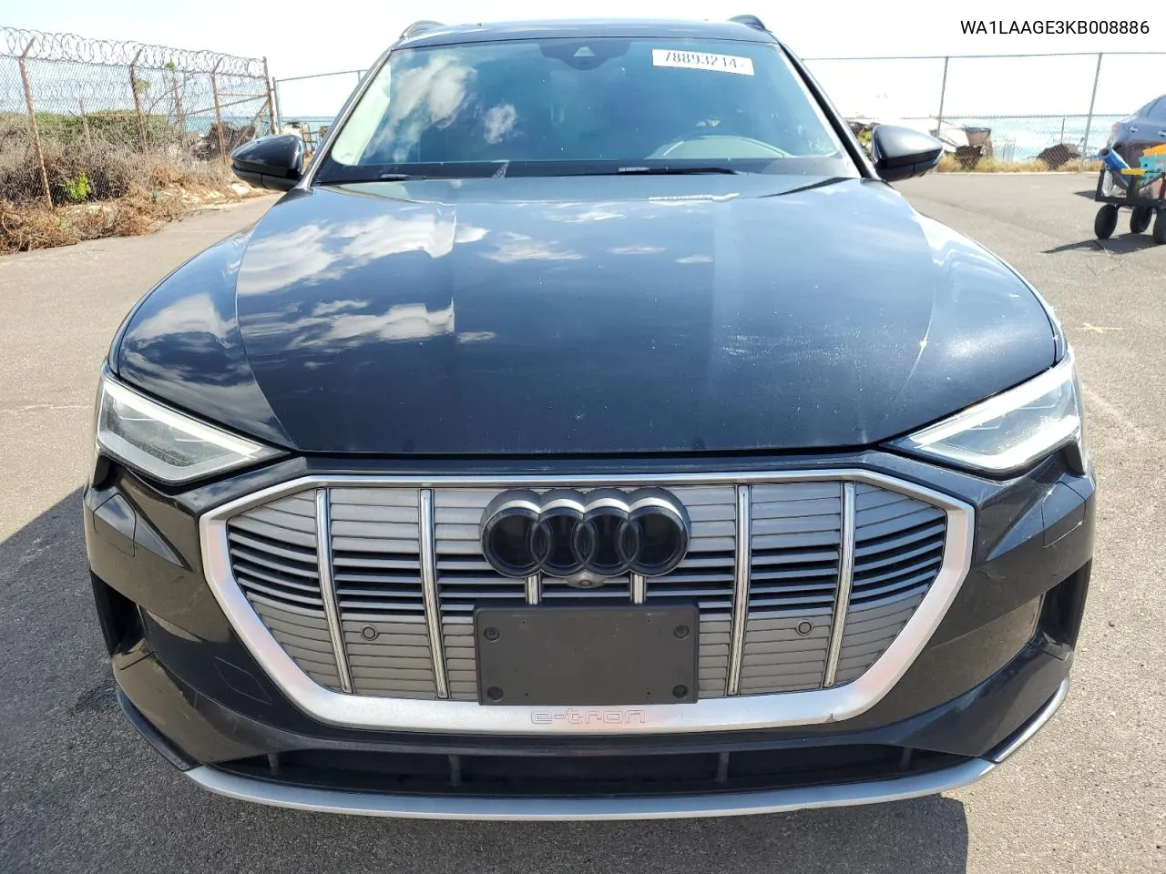 2019 Audi E-Tron Premium Plus VIN: WA1LAAGE3KB008886 Lot: 78893214