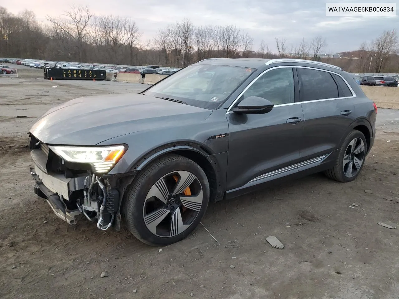 2019 Audi E-Tron Prestige VIN: WA1VAAGE6KB006834 Lot: 79100164