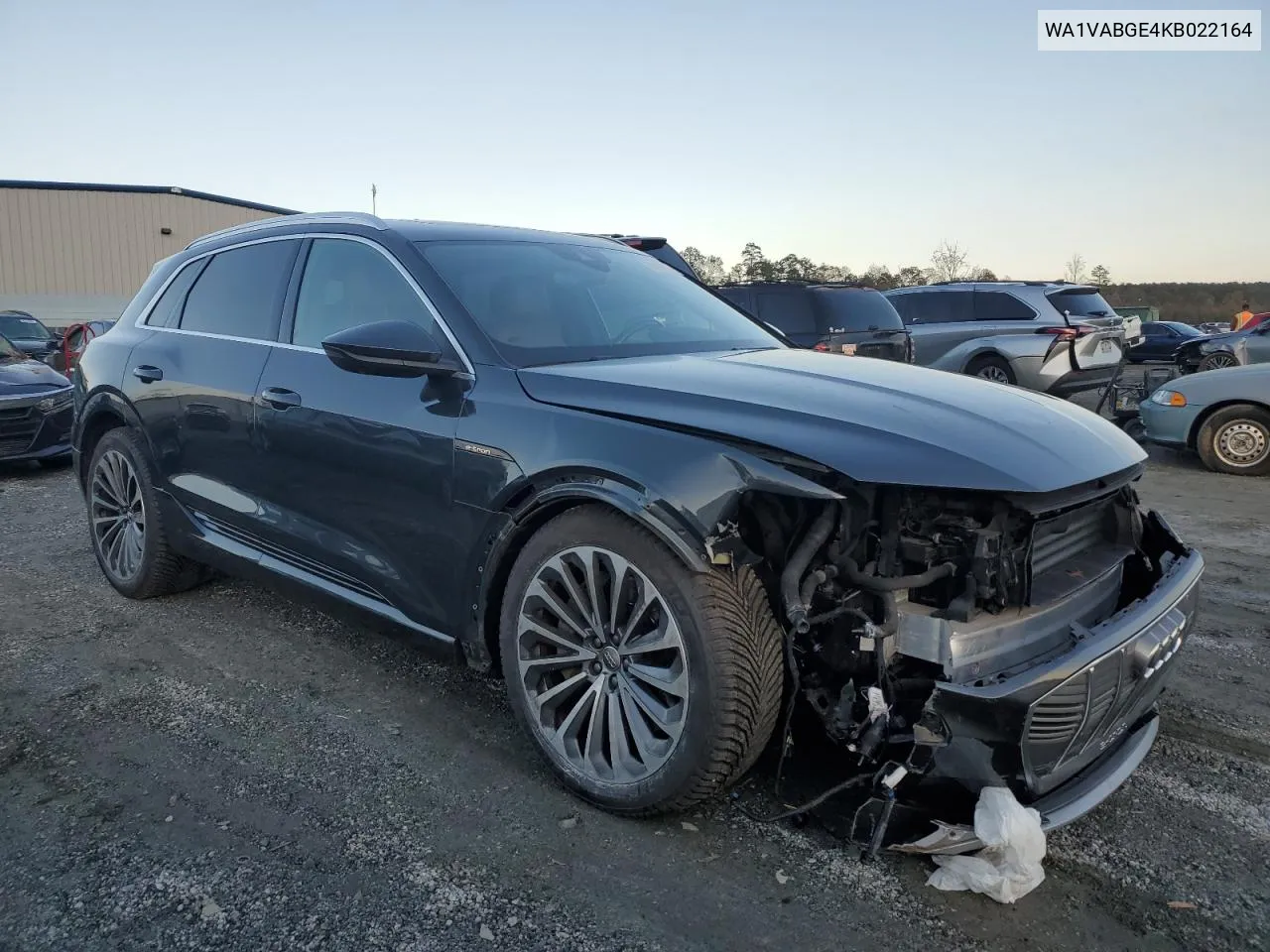 2019 Audi E-Tron Prestige VIN: WA1VABGE4KB022164 Lot: 80440654