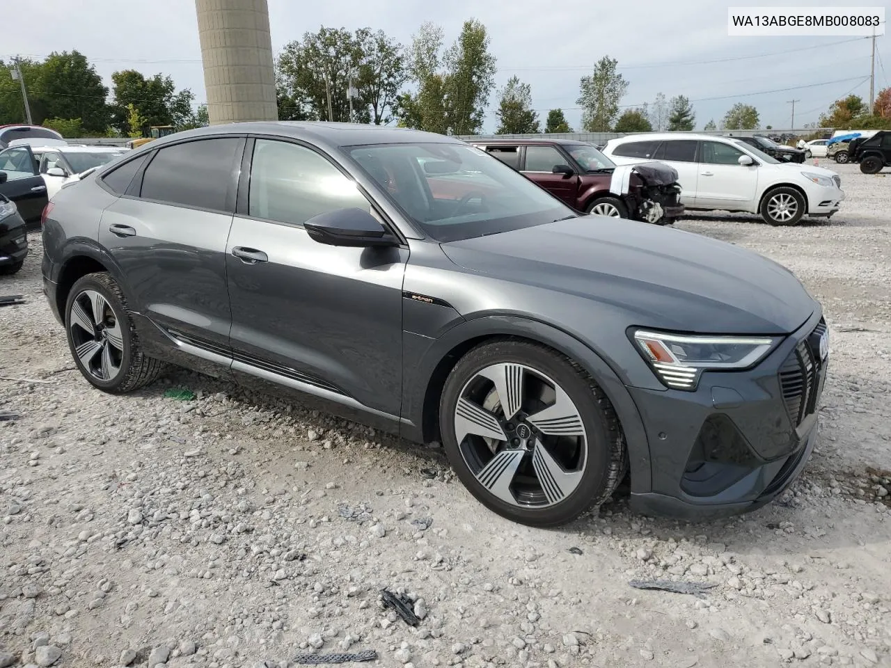 2021 Audi E-Tron Sportback Prestige VIN: WA13ABGE8MB008083 Lot: 72904564