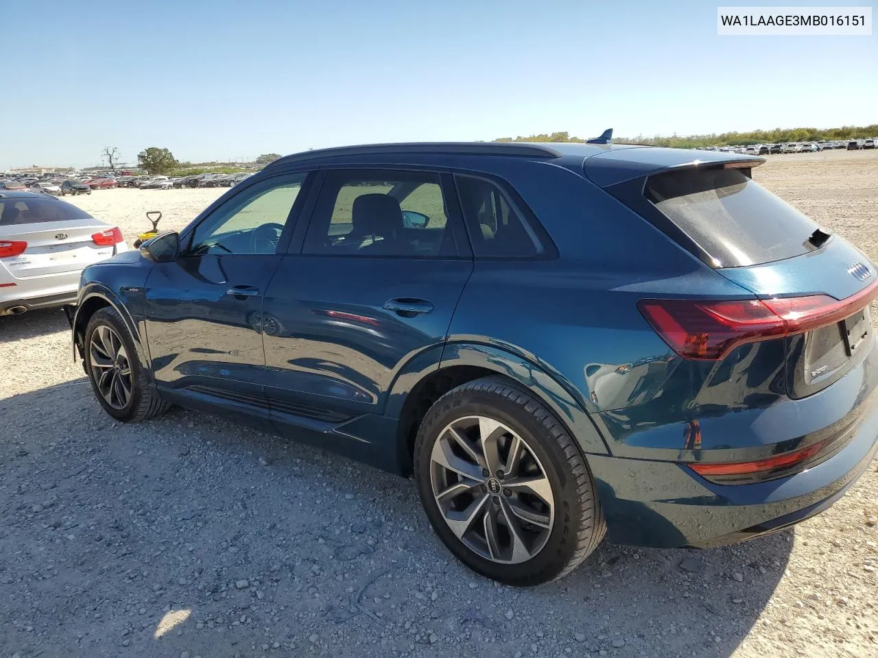 2021 Audi E-Tron Premium Plus VIN: WA1LAAGE3MB016151 Lot: 82004174