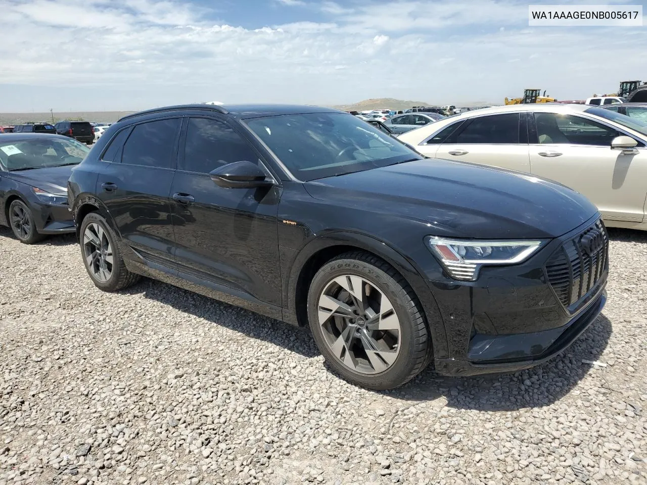 WA1AAAGE0NB005617 2022 Audi E-Tron Premium