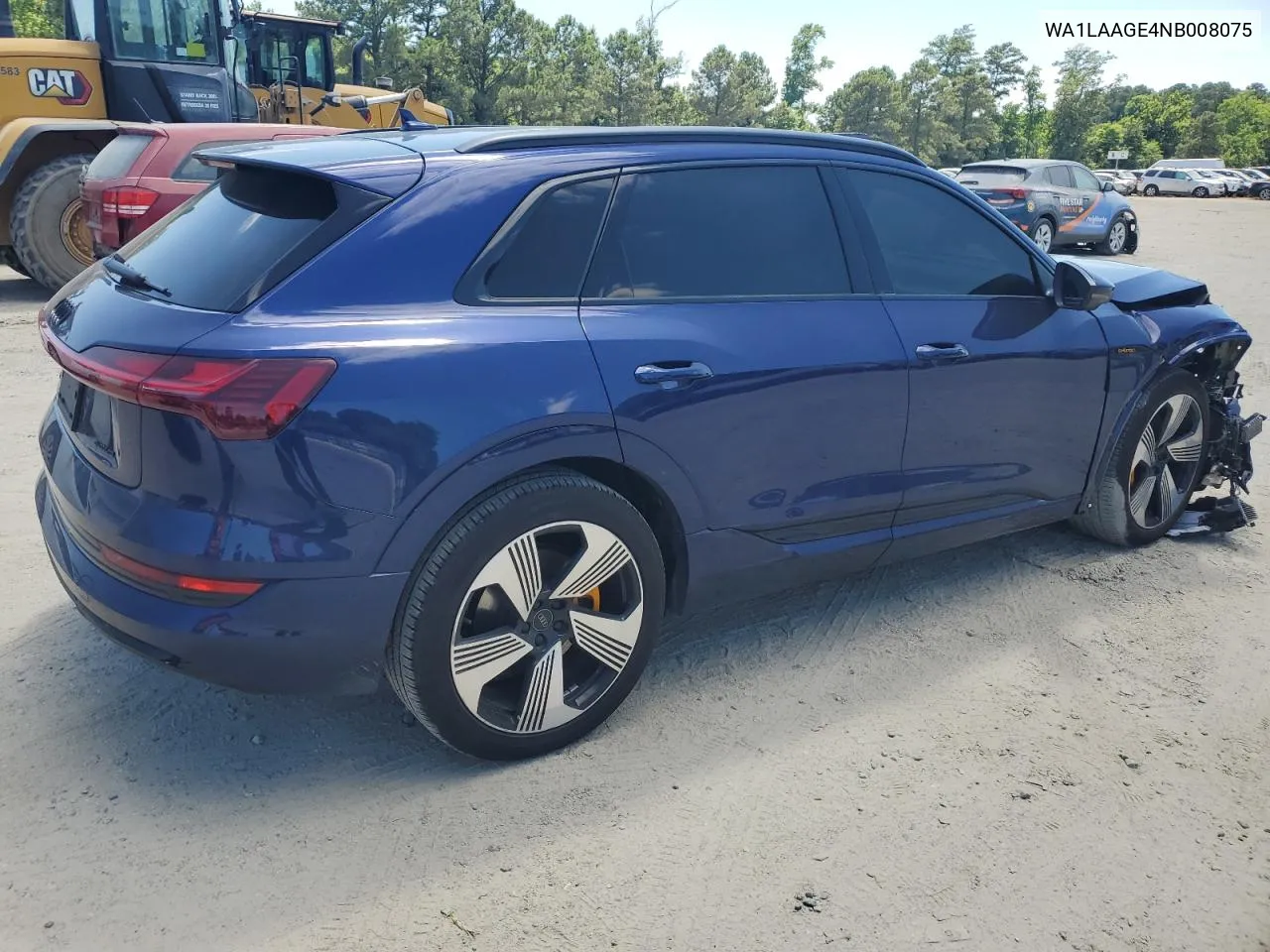 2022 Audi E-Tron Premium Plus VIN: WA1LAAGE4NB008075 Lot: 57419204