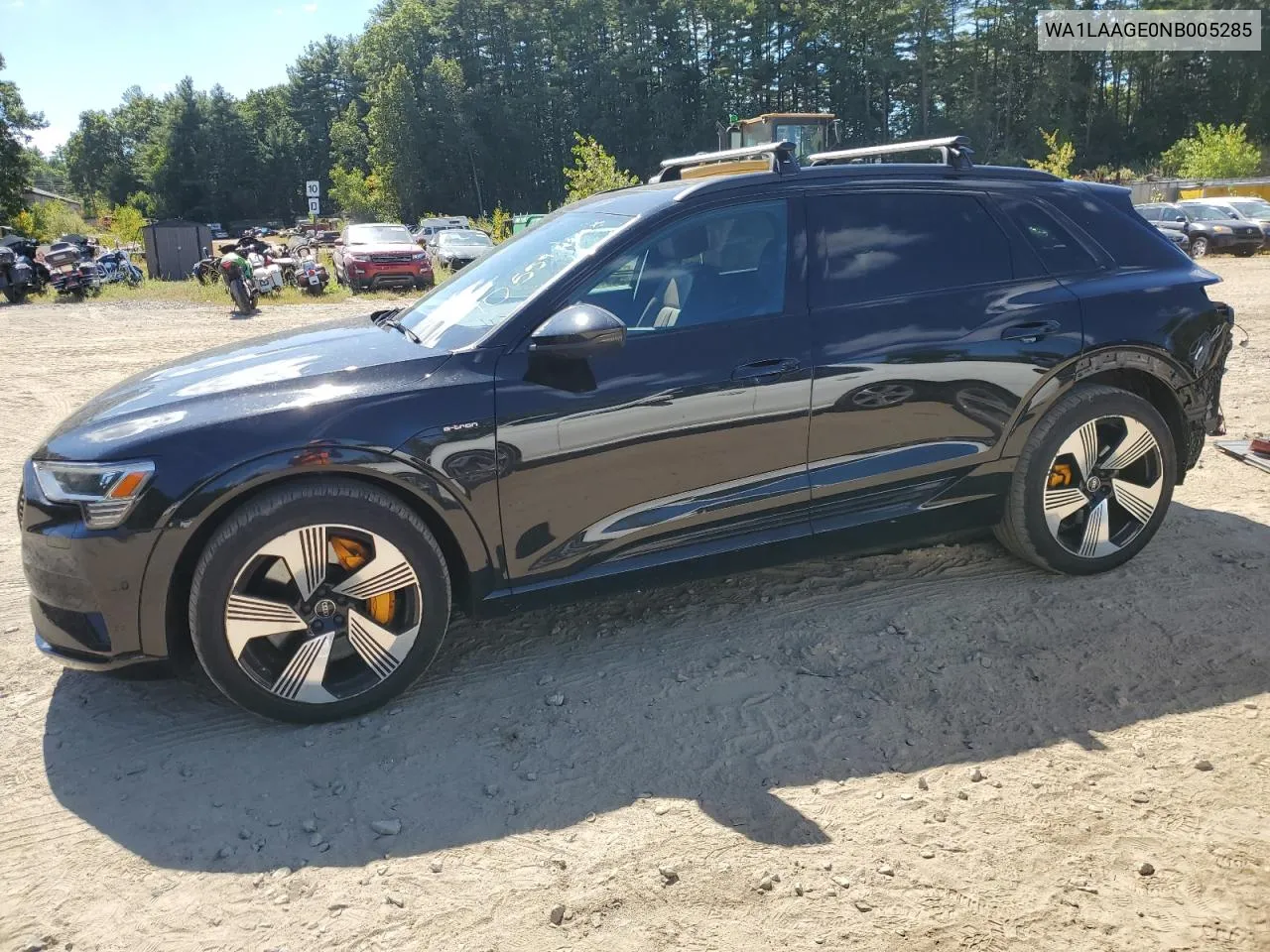 2022 Audi E-Tron Premium Plus VIN: WA1LAAGE0NB005285 Lot: 70559424