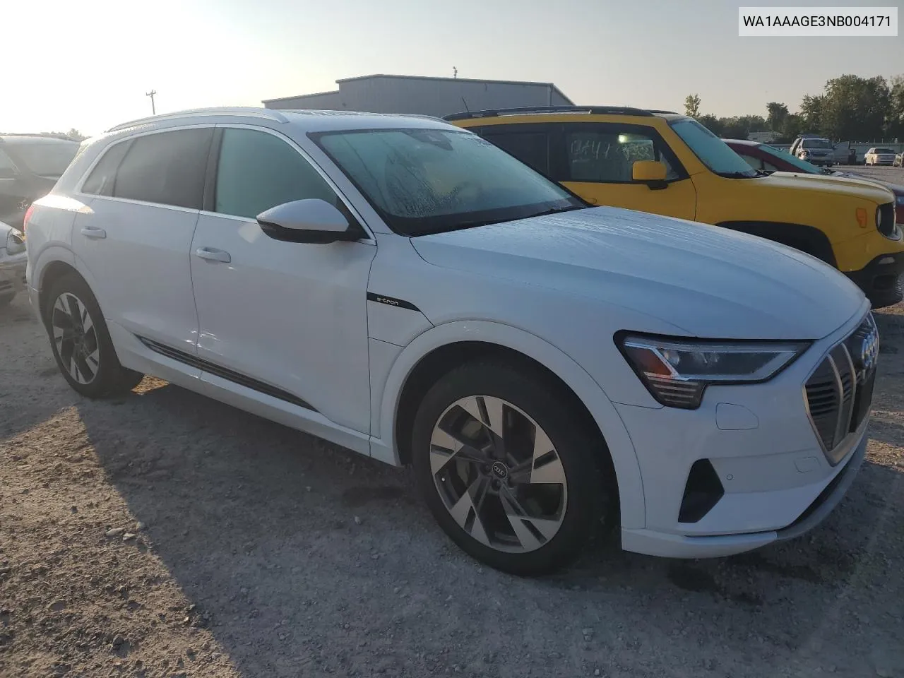 2022 Audi E-Tron Premium VIN: WA1AAAGE3NB004171 Lot: 71493384