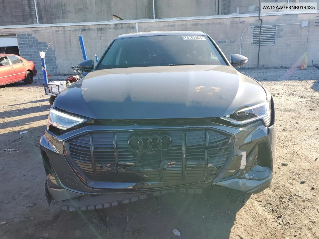 2022 Audi E-Tron Sportback Premium Plus VIN: WA12AAGE3NB019435 Lot: 75157504