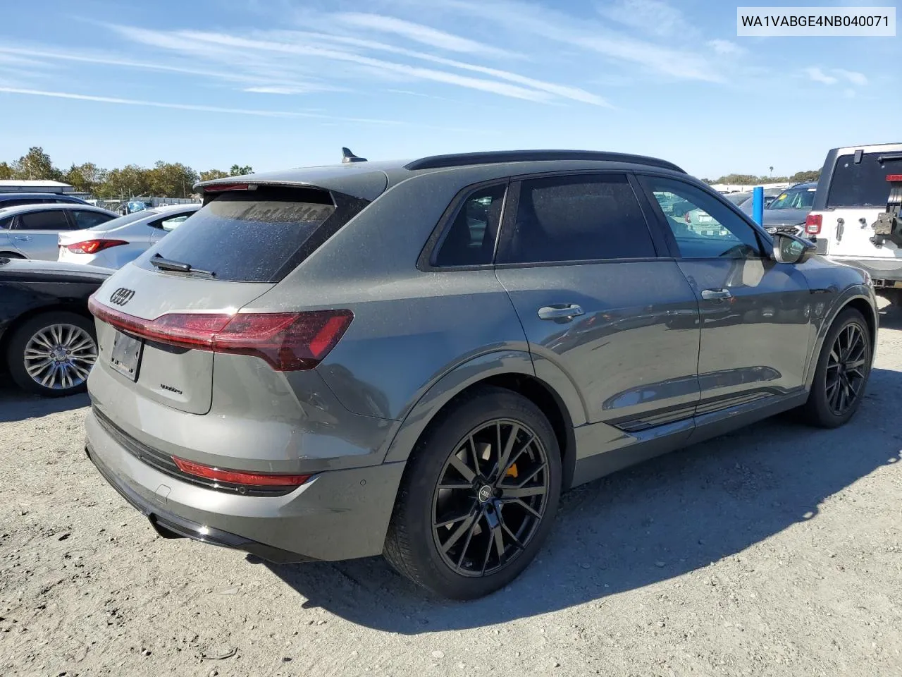 2022 Audi E-Tron Chronos VIN: WA1VABGE4NB040071 Lot: 76121574