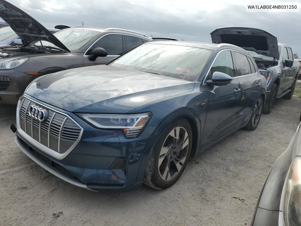 2022 Audi E-Tron Premium Plus VIN: WA1LABGE4NB031250 Lot: 76697184