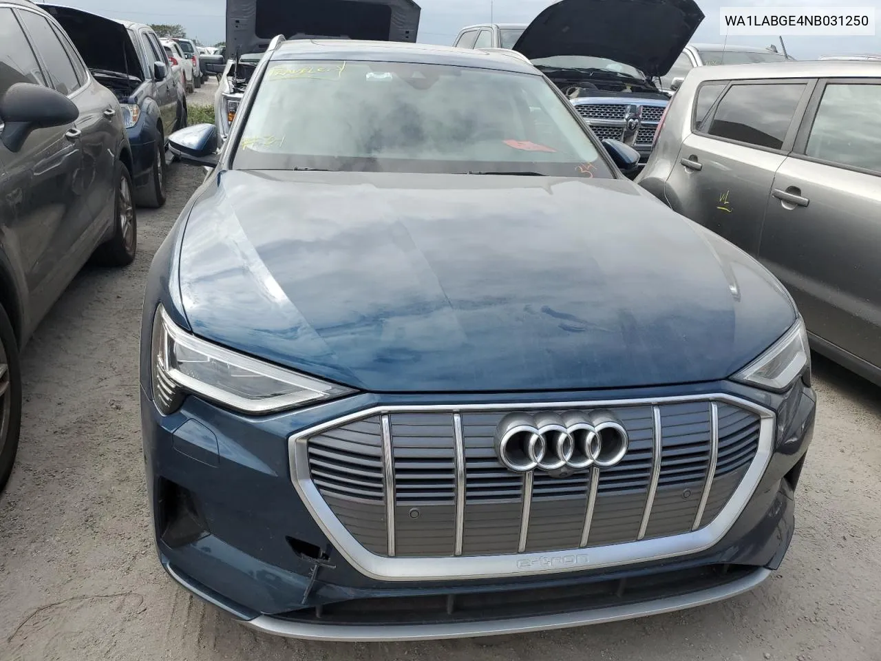 2022 Audi E-Tron Premium Plus VIN: WA1LABGE4NB031250 Lot: 76697184