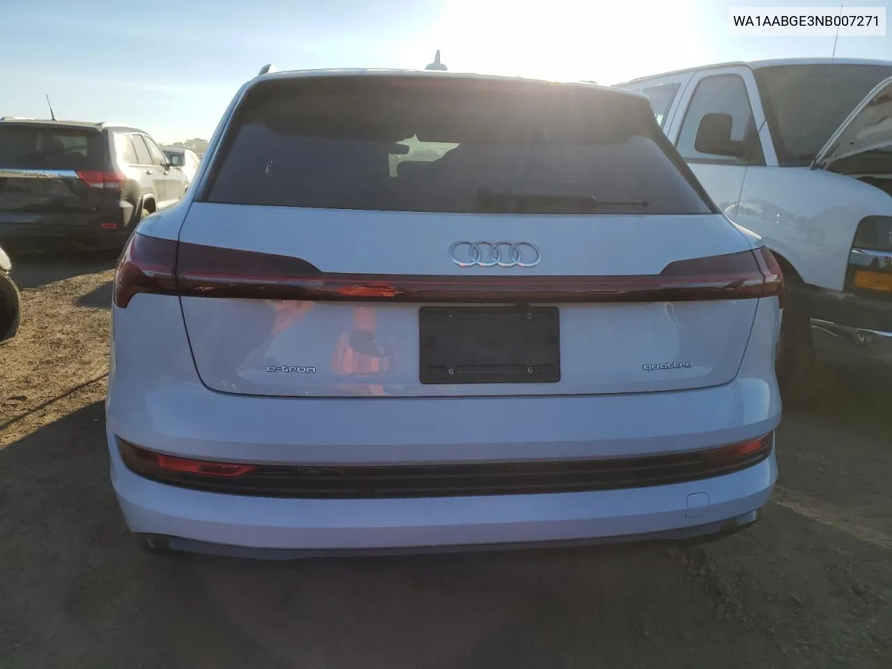 2022 Audi E-Tron Premium VIN: WA1AABGE3NB007271 Lot: 76786454