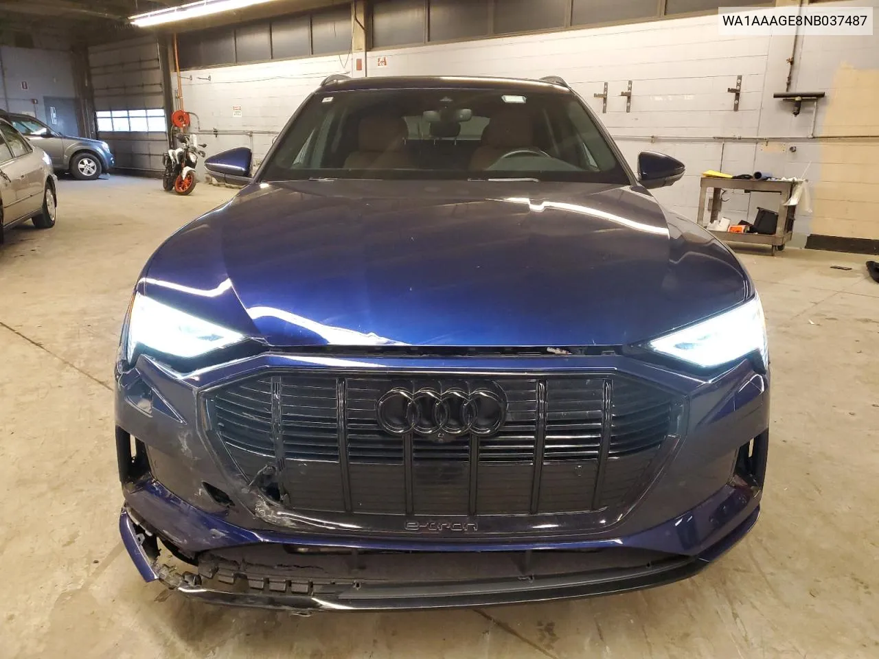 2022 Audi E-Tron Premium VIN: WA1AAAGE8NB037487 Lot: 80587074