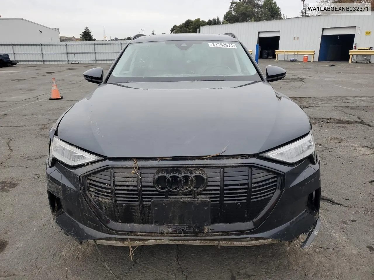 2022 Audi E-Tron Premium Plus VIN: WA1LABGEXNB032371 Lot: 81753974