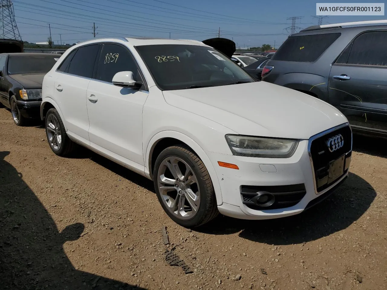 2015 Audi Q3 Prestige VIN: WA1GFCFS0FR001123 Lot: 68128164