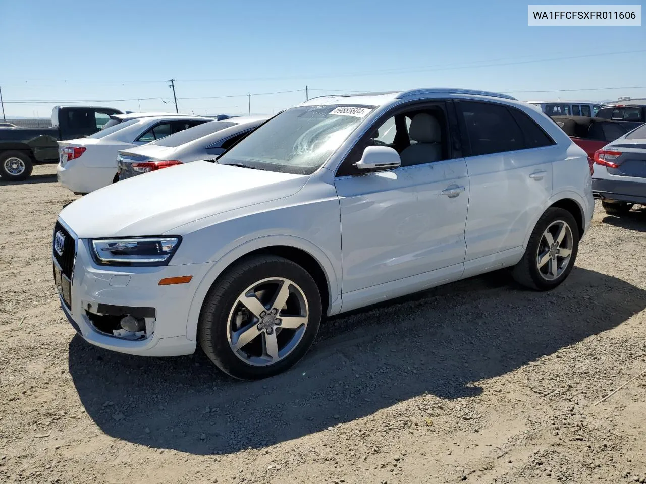 2015 Audi Q3 Prestige VIN: WA1FFCFSXFR011606 Lot: 69885604