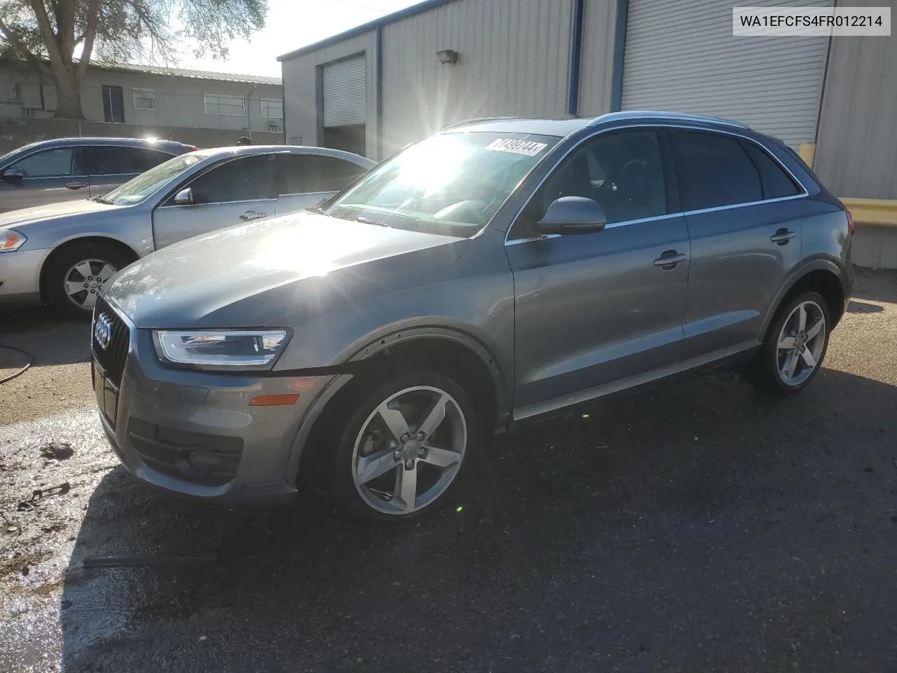 2015 Audi Q3 Premium Plus VIN: WA1EFCFS4FR012214 Lot: 71499744