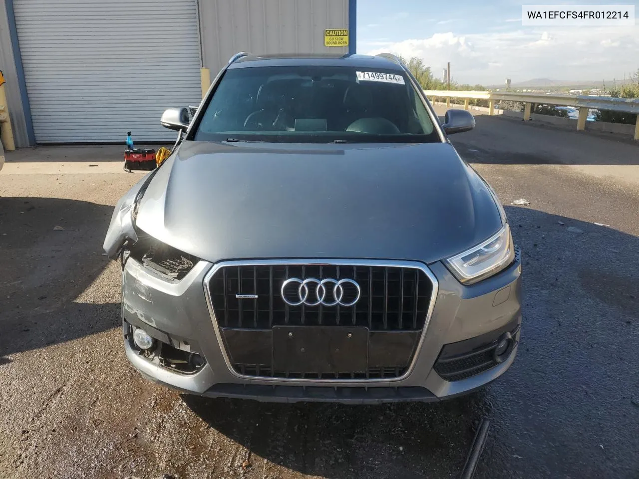 2015 Audi Q3 Premium Plus VIN: WA1EFCFS4FR012214 Lot: 71499744