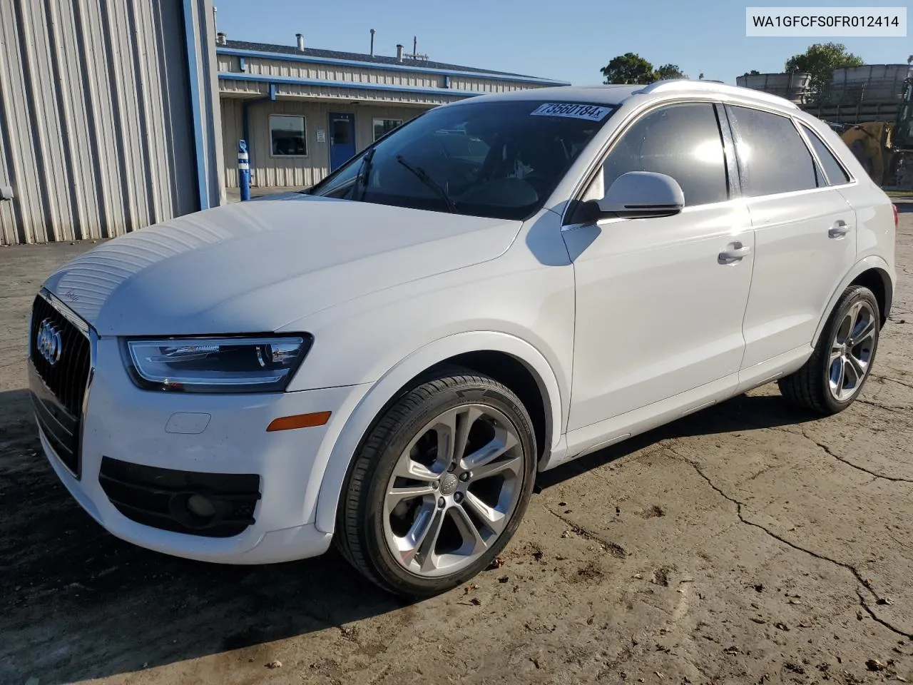 2015 Audi Q3 Prestige VIN: WA1GFCFS0FR012414 Lot: 73560184