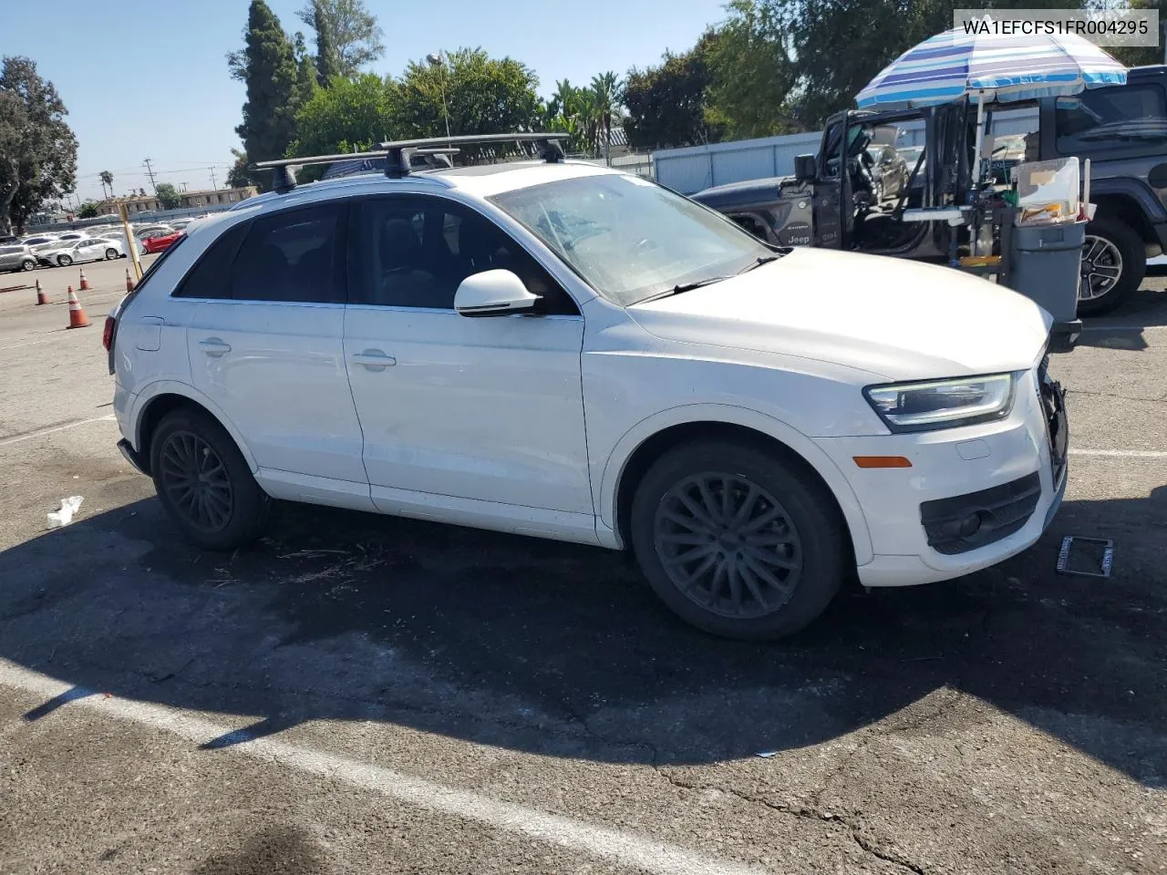 2015 Audi Q3 Premium Plus VIN: WA1EFCFS1FR004295 Lot: 74116974