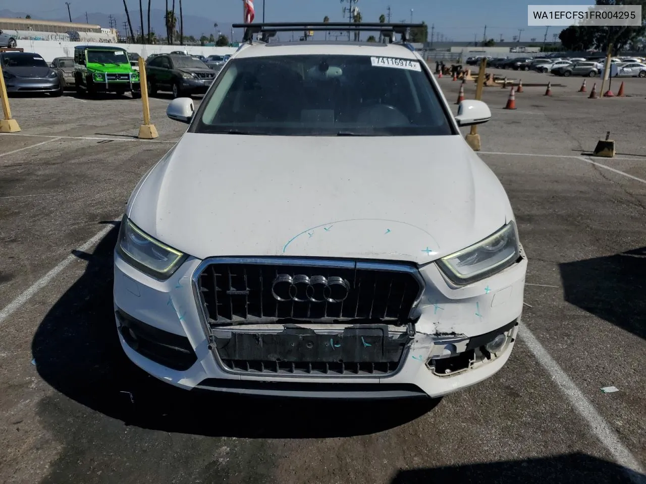 2015 Audi Q3 Premium Plus VIN: WA1EFCFS1FR004295 Lot: 74116974