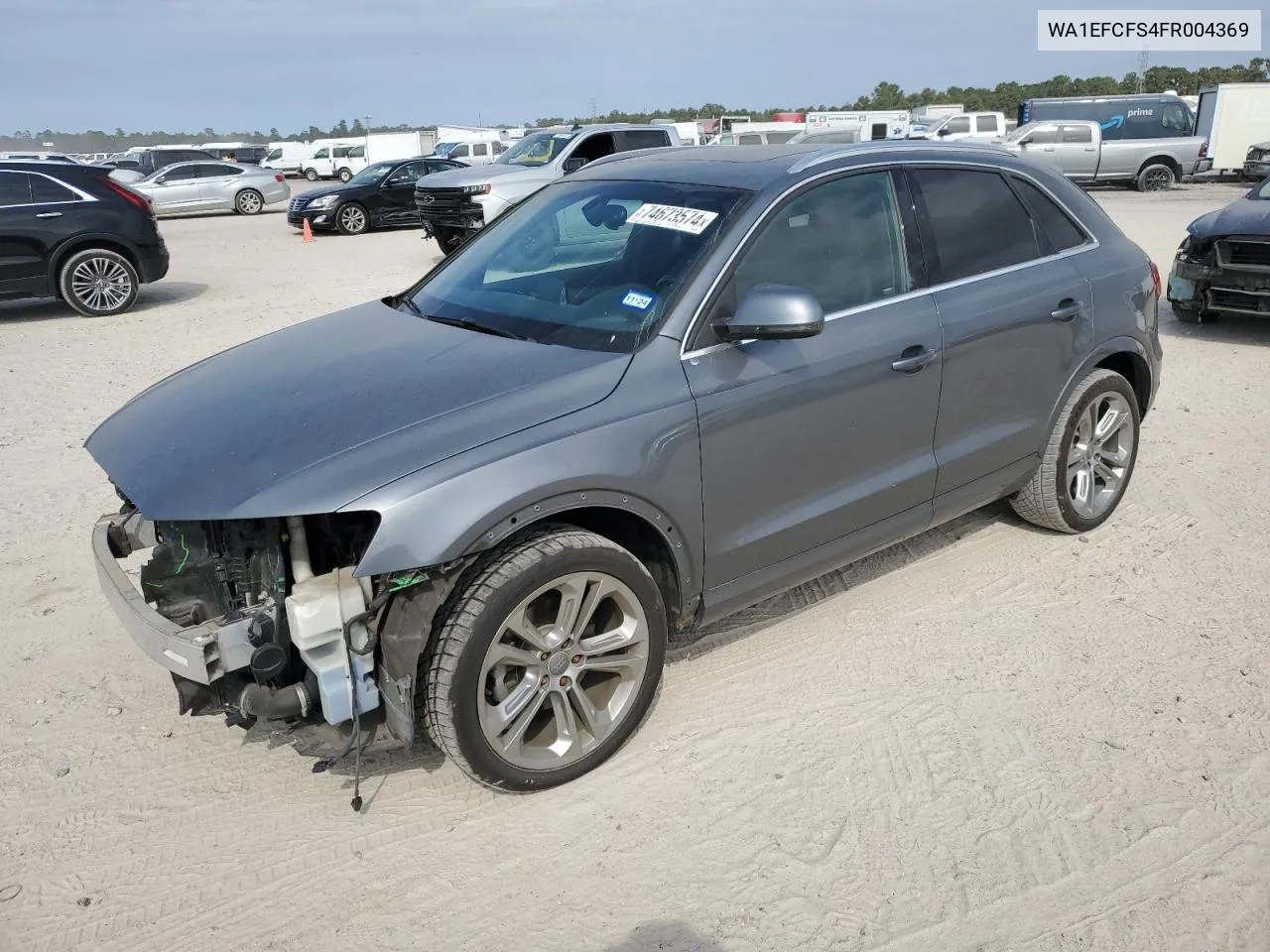 2015 Audi Q3 Premium Plus VIN: WA1EFCFS4FR004369 Lot: 74673574