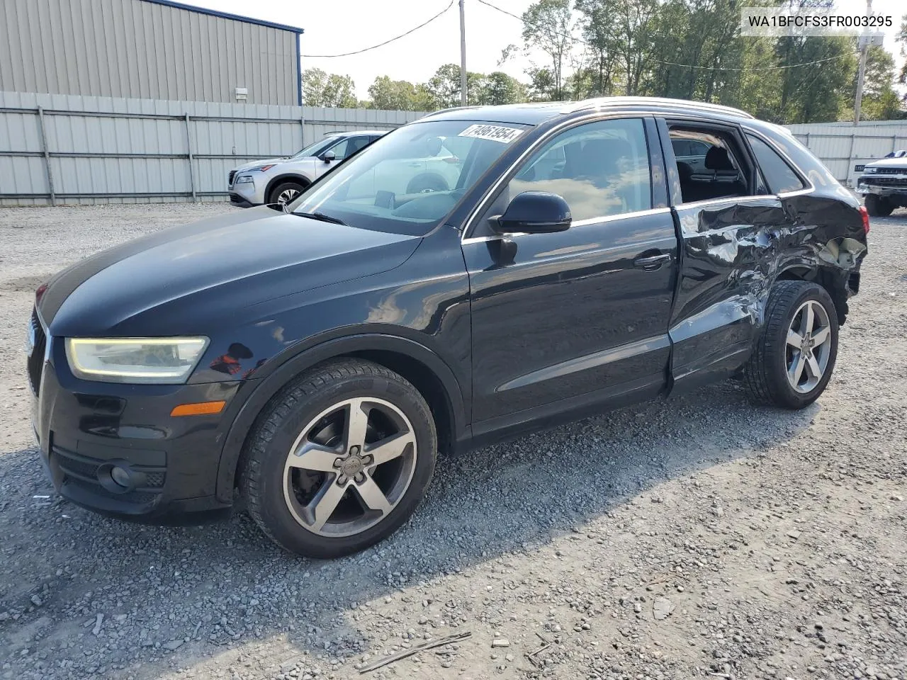 2015 Audi Q3 Premium Plus VIN: WA1BFCFS3FR003295 Lot: 74961954