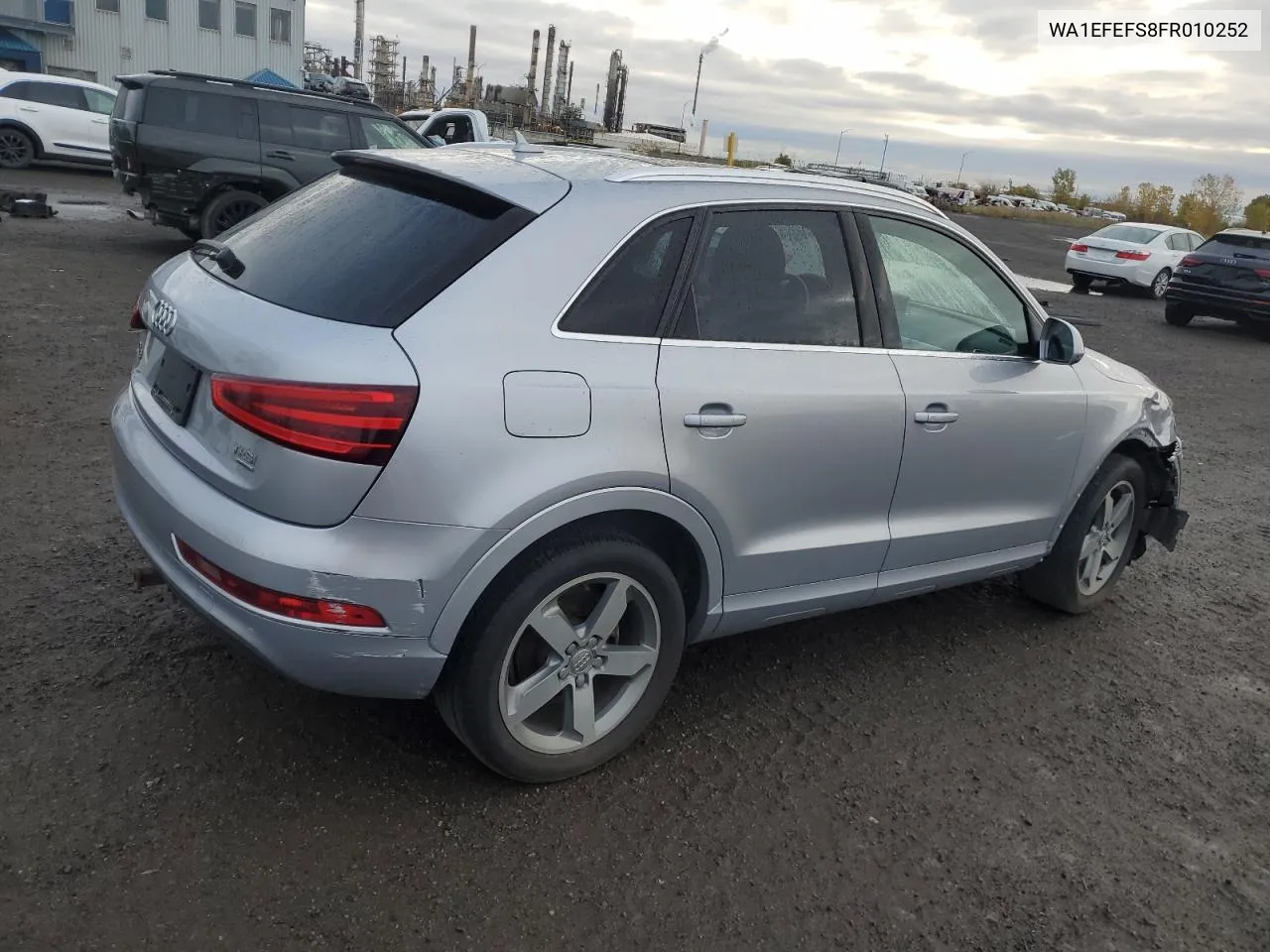 2015 Audi Q3 Premium Plus VIN: WA1EFEFS8FR010252 Lot: 75839024