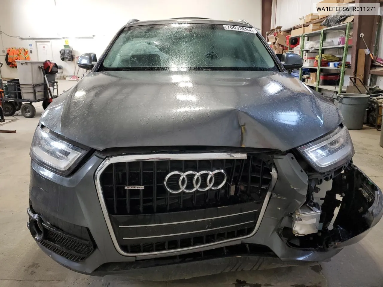 2015 Audi Q3 Premium Plus VIN: WA1EFEFS6FR011271 Lot: 76033564