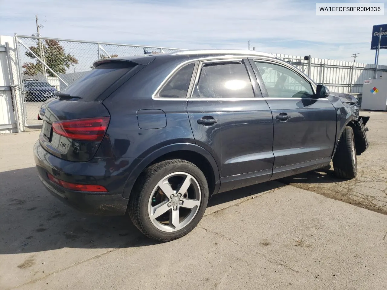 2015 Audi Q3 Premium Plus VIN: WA1EFCFS0FR004336 Lot: 76793794