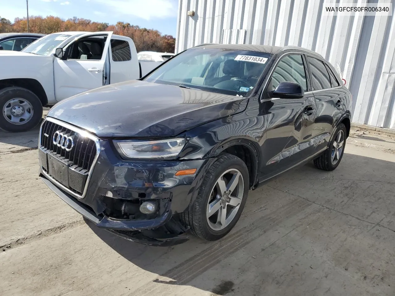 2015 Audi Q3 Prestige VIN: WA1GFCFS0FR006340 Lot: 77831034