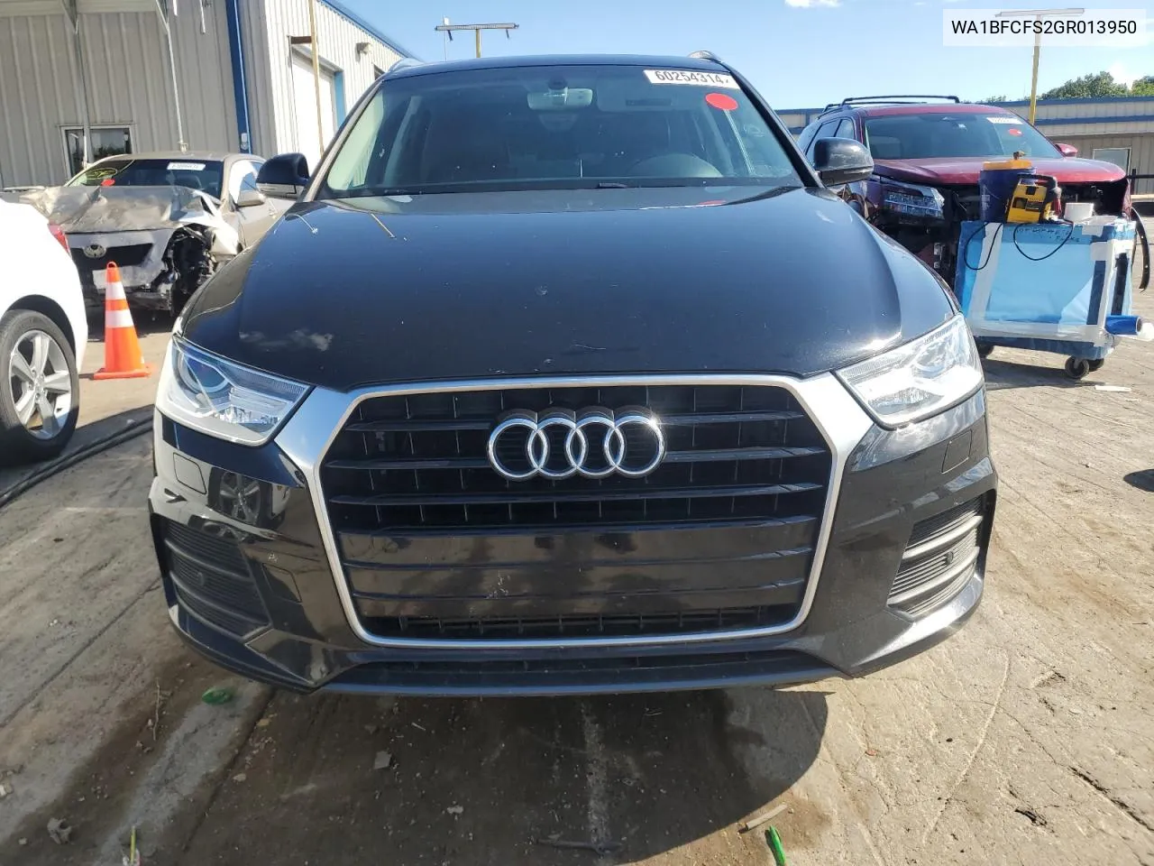 2016 Audi Q3 Premium Plus VIN: WA1BFCFS2GR013950 Lot: 60254314