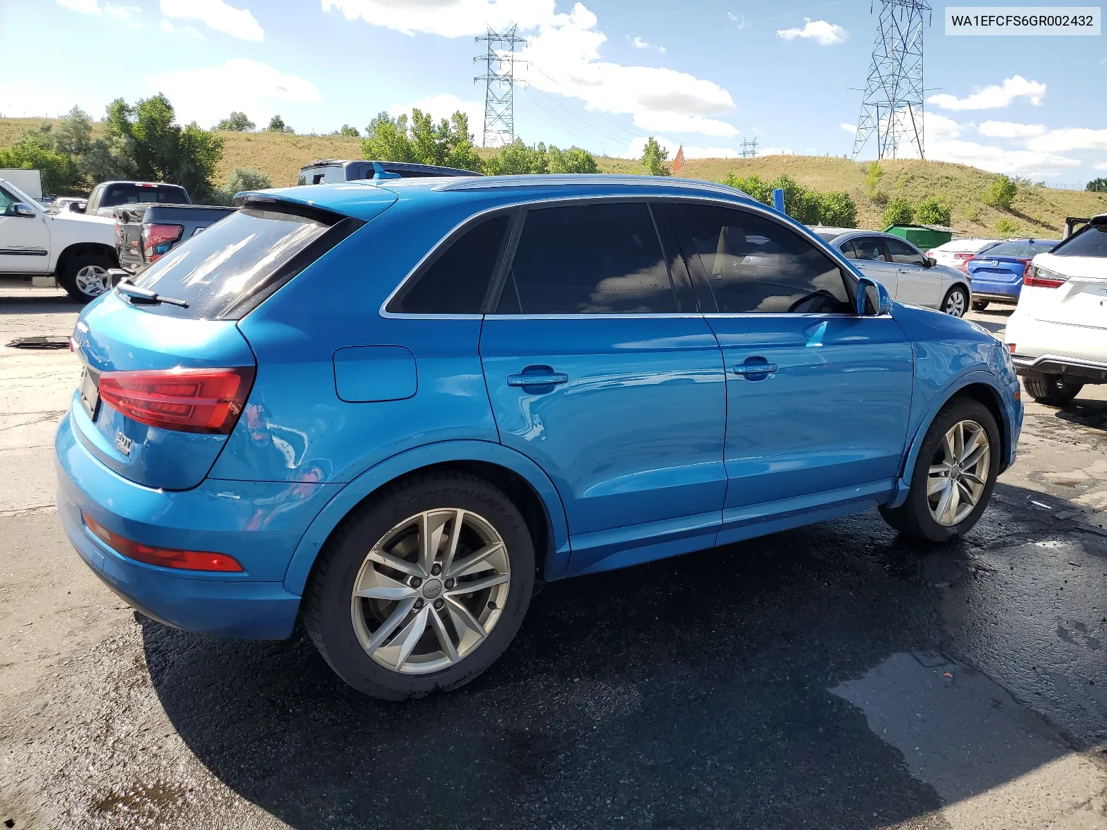 2016 Audi Q3 Premium Plus VIN: WA1EFCFS6GR002432 Lot: 61867564