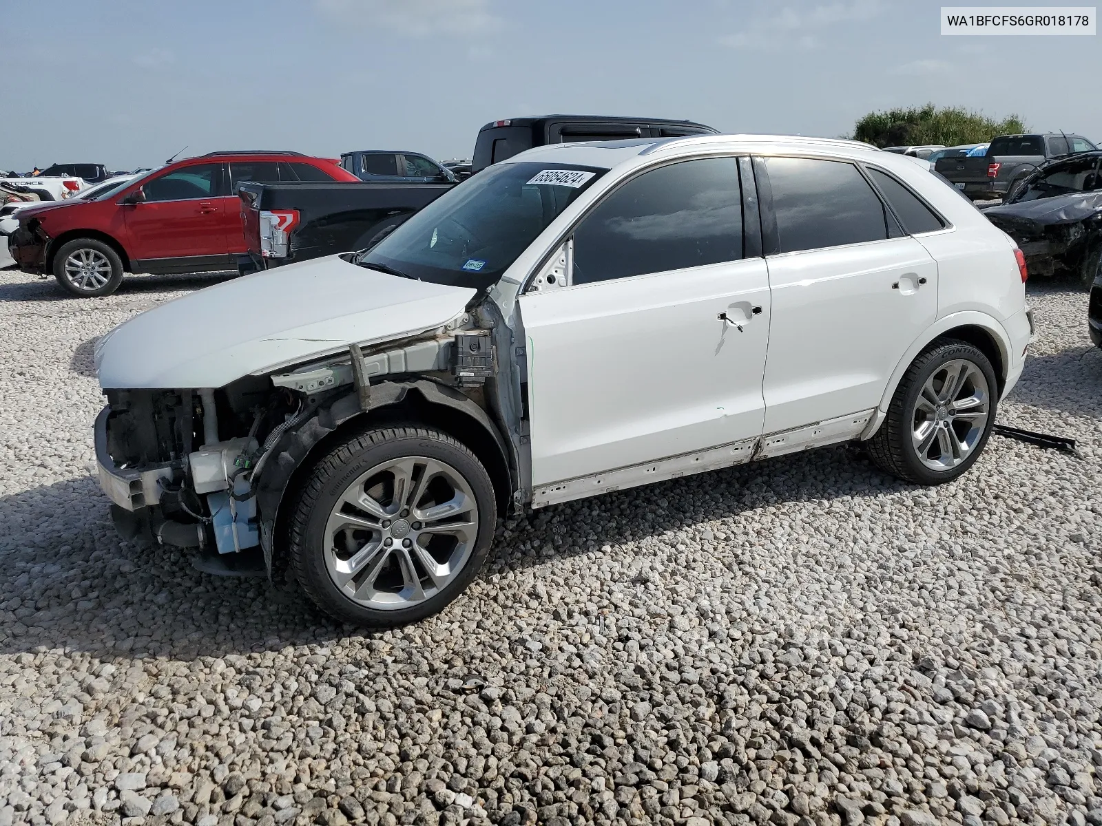 2016 Audi Q3 Premium Plus VIN: WA1BFCFS6GR018178 Lot: 65054624